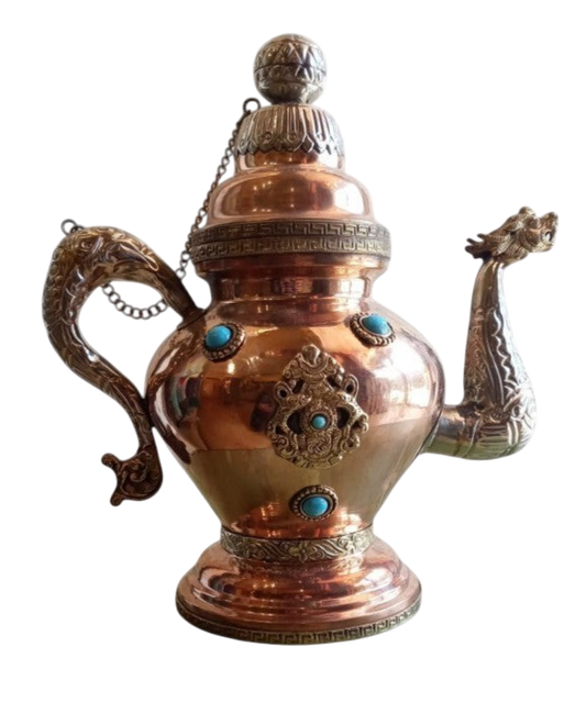 Tetera cobre Namaste y mineral
