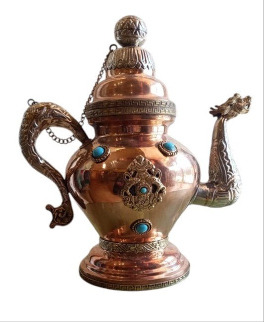 Tetera cobre Namaste y mineral