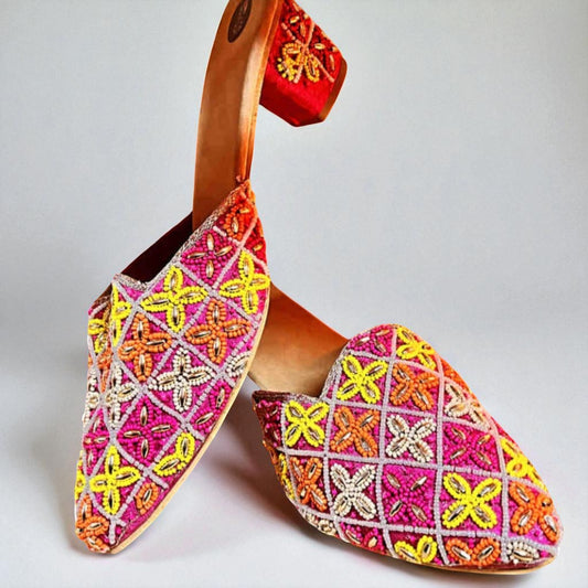 Sandalia Boutique Mandala Fucsia Multicolor